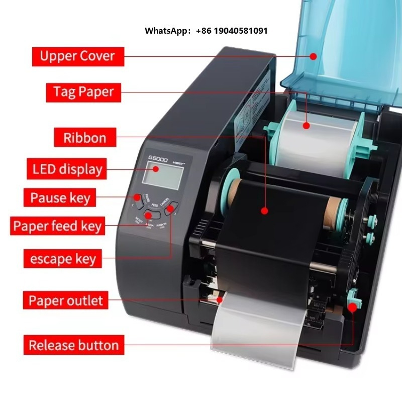 Barcode Printer - Industrial Label Thermal Barcode Printer 600dbi