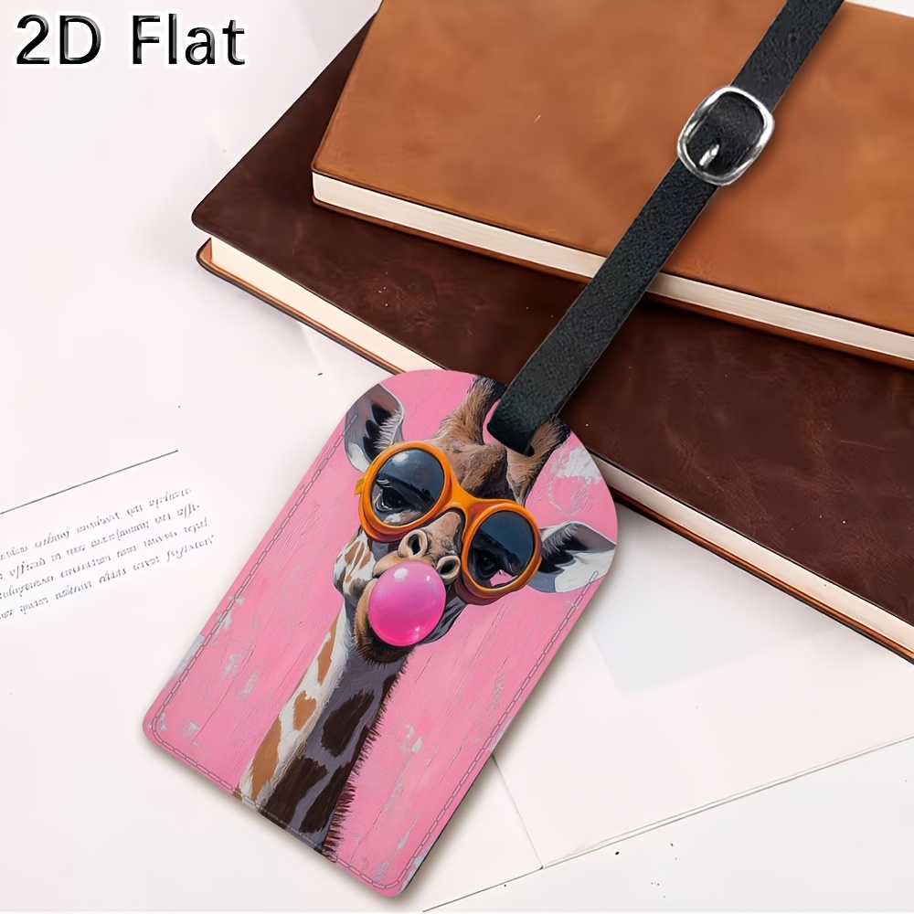 Cute Giraffe Luggage Tag Trave - огляд і ціна Label Maker