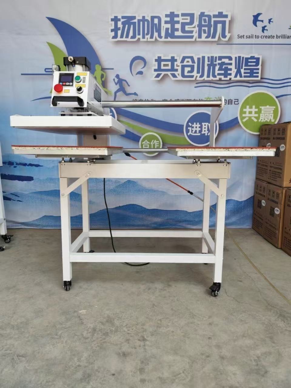 40*60cm Dual Beds Sublimation  - огляд і ціна Commercial Fabric Printing Machine