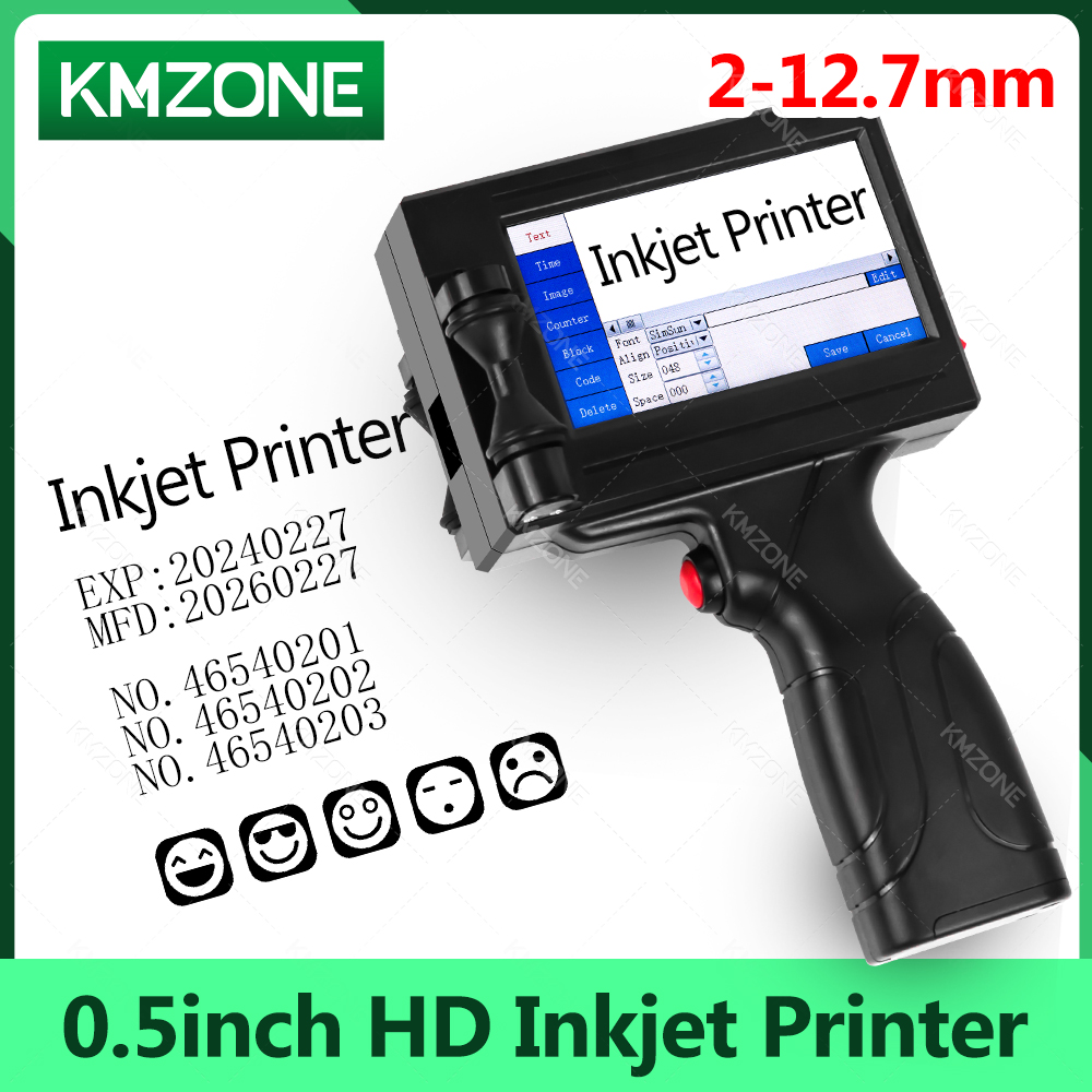 12.7mm Portable Inkjet Printer - огляд і ціна Commercial Book Printing Machines
