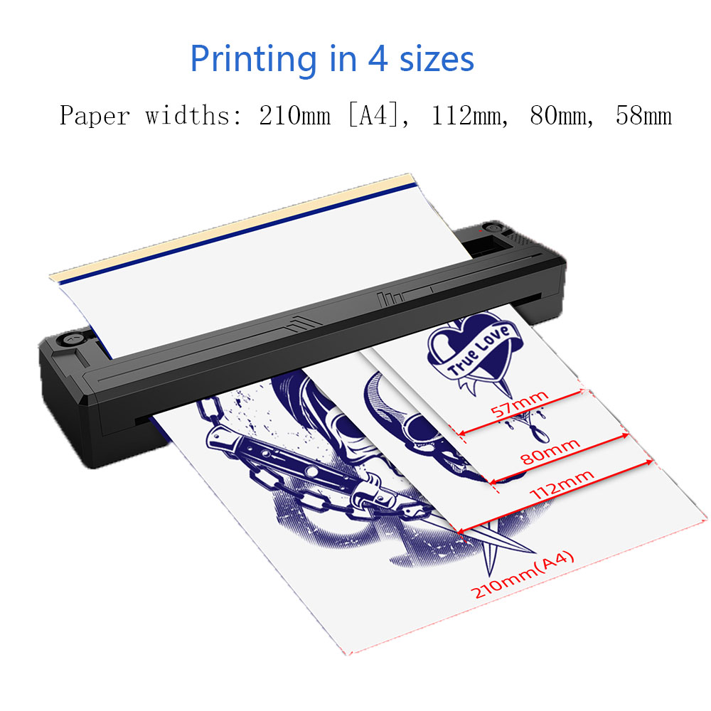 Audersigt A4 Bluetooth Tattoo  - огляд і ціна Photo Printer