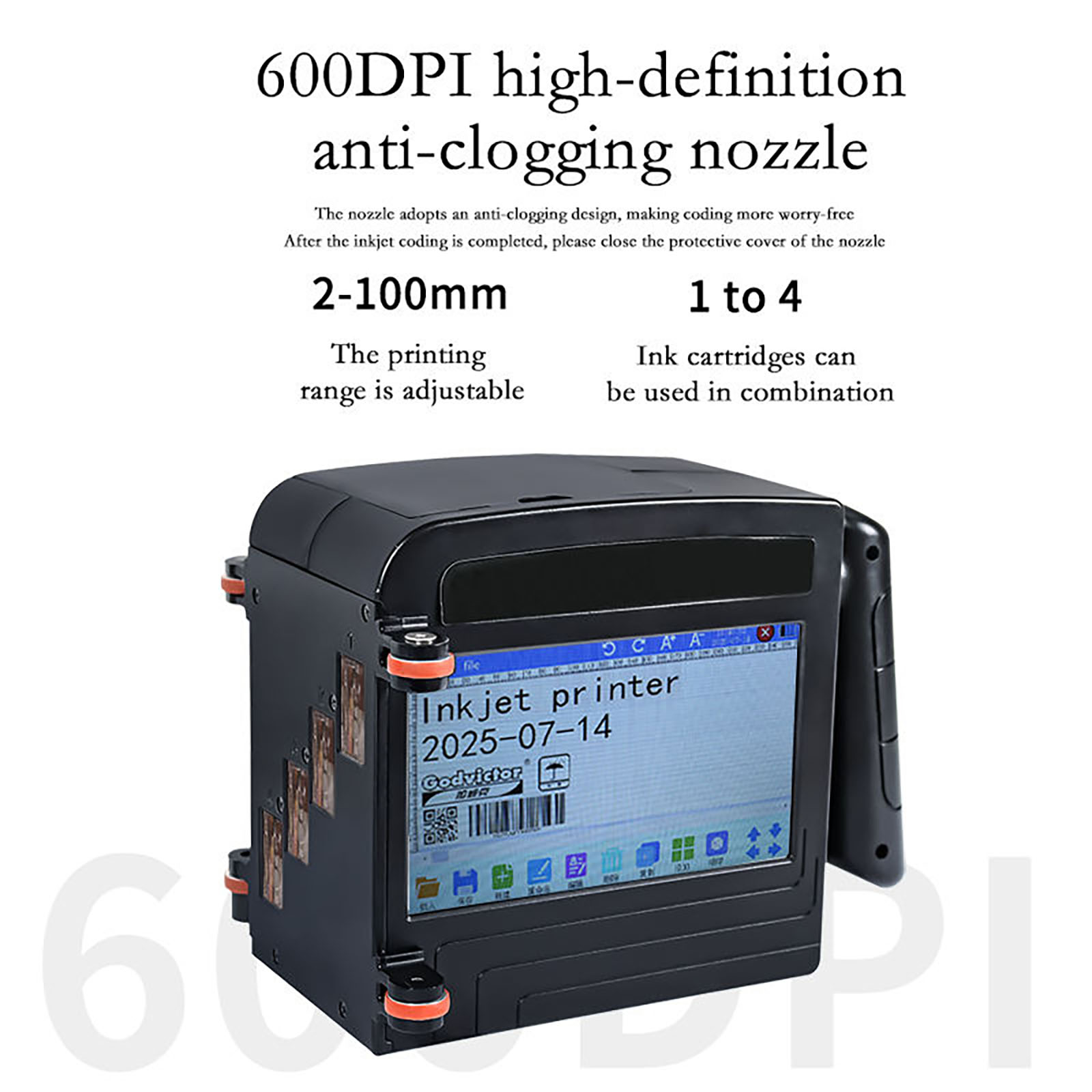 ZM-C100 10CM Portable Handheld - огляд і ціна Ink Cartridge