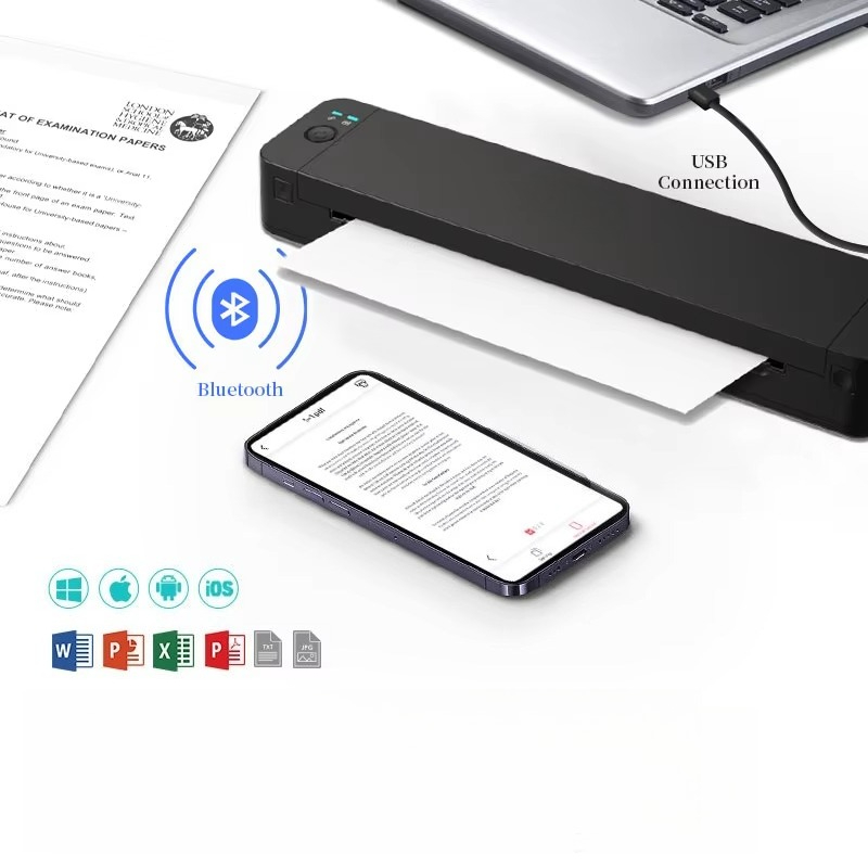 NEW 300dpi Portable A4 Printer - огляд і ціна Thermal Printer